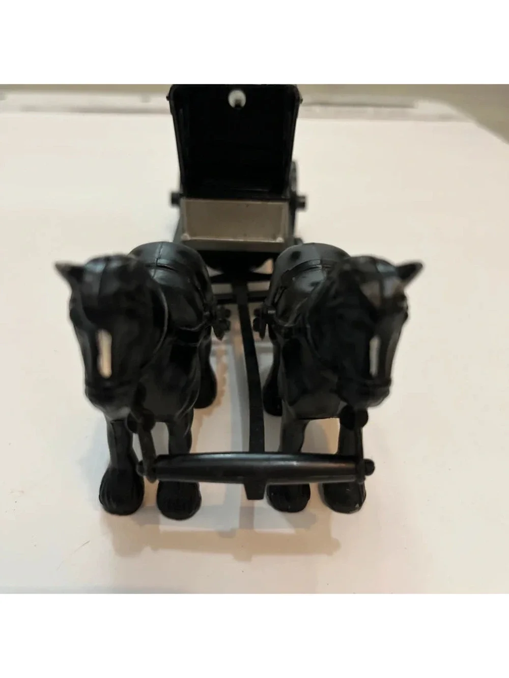 Vintage Horse Drawn Tank Wagon Coin Bank Toy 1991